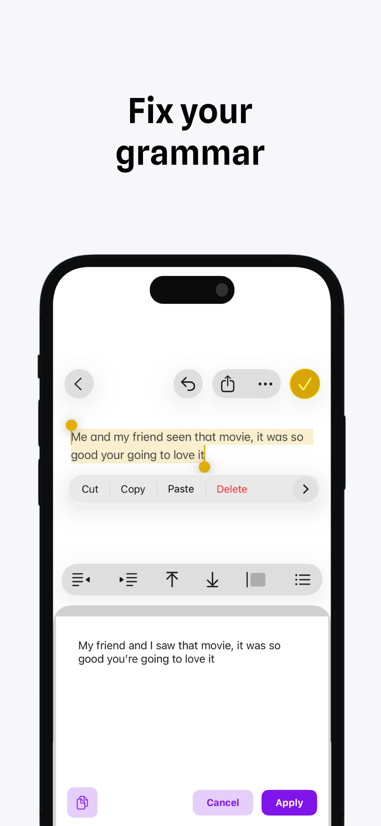 Smart AI text assistance with CharaKey keyboard